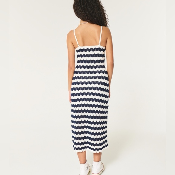 Hollister Crochet Style MIDI Dress M - Picture 2 of 9
